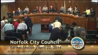 Formal 04/22/14 - Norfolk City Council
