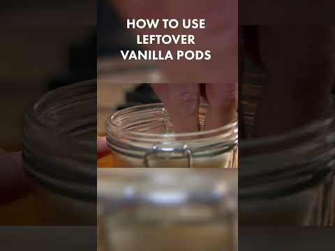 What  to do with leftover vanilla pods #shorts