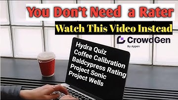 Crowdgen Test Answers | Video Queries1, Hydra Quiz, Baldcypress Rating, project Coffee Calibration