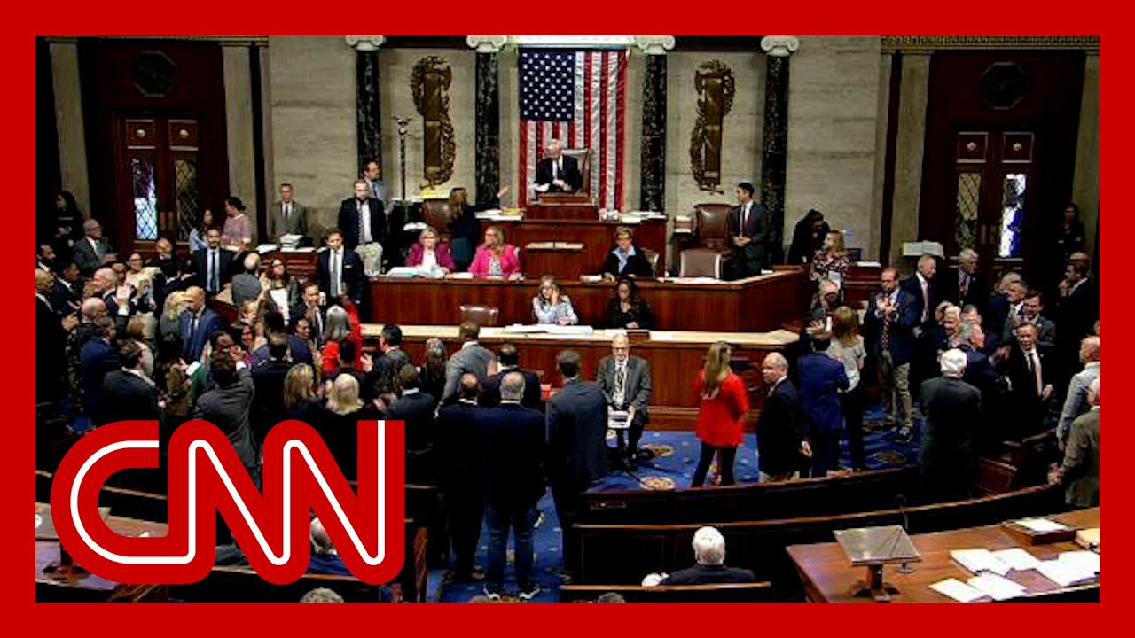 See moment House passes short-term spending bill to avert government shutdown