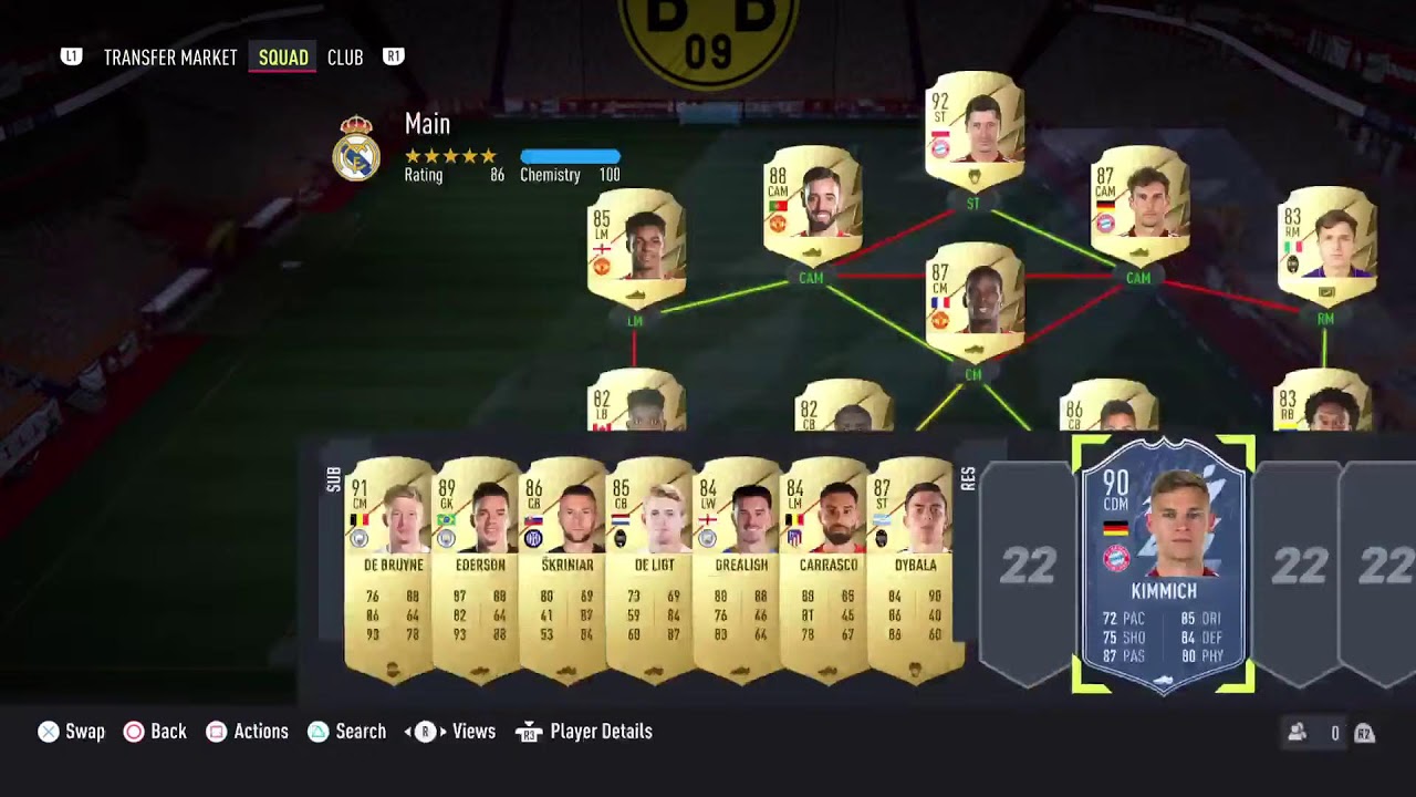 FIFA 22 4231 Squad + Custom Tactics YouTube