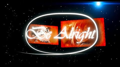 Your Lie In April - AMV Typography - Be alright | After Effects 2018