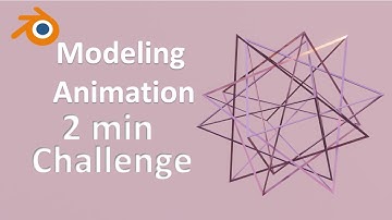 Satisfying Tetrahedron Star Loop Animation - 2 minutes challenge (Blender 2.92 Tutorials available)