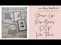 USING IMAGES FROM PATTERNED PAPER TO DECORATE YOUR HANDMADE CARDS | PAPER BLOOMS DSP FROM STAMPIN UP