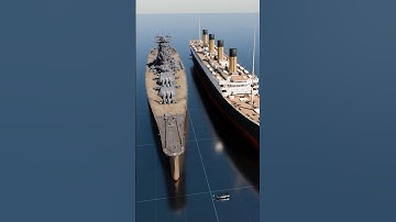 Battleship Yamato vs titanic