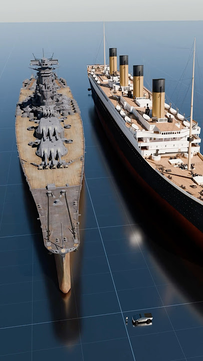 Battleship Yamato vs titanic