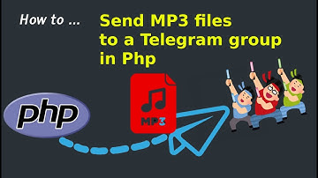 How to send an MP3 file to a Telegram group in PHP