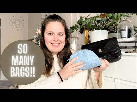 CELINE レザー バッグ　ビンテージCHANEL Dior ALL THE DESIGNER HANDBAGS I BOUGHT IN 2023 // CELINE, CHANEL
