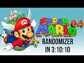 Super Mario 64 Randomizer all 120 Stars Speedrun FORMER World Record