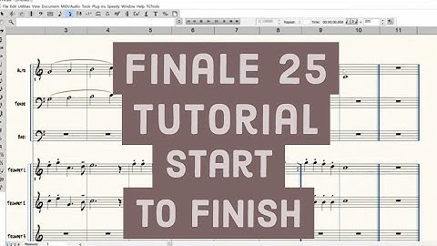Show the complete process of writing a jazz band chart using Finale 25 - Windows 10.