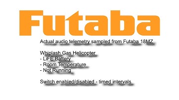 Futaba 18MZ Audio Telemetry