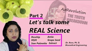 Part 2 Halo Beauty Saw Palmetto Real Science Response To Axrevolution Palsliveslife