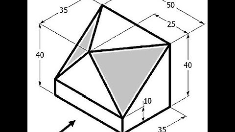Engineering Graphics Lecture 010M Auxiliary Planes XIII (True Size and Form of Oblique Surface)