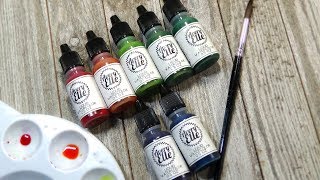PRODUCT REVIEW: AE Liquid Watercolors + Thoughts and Swatches