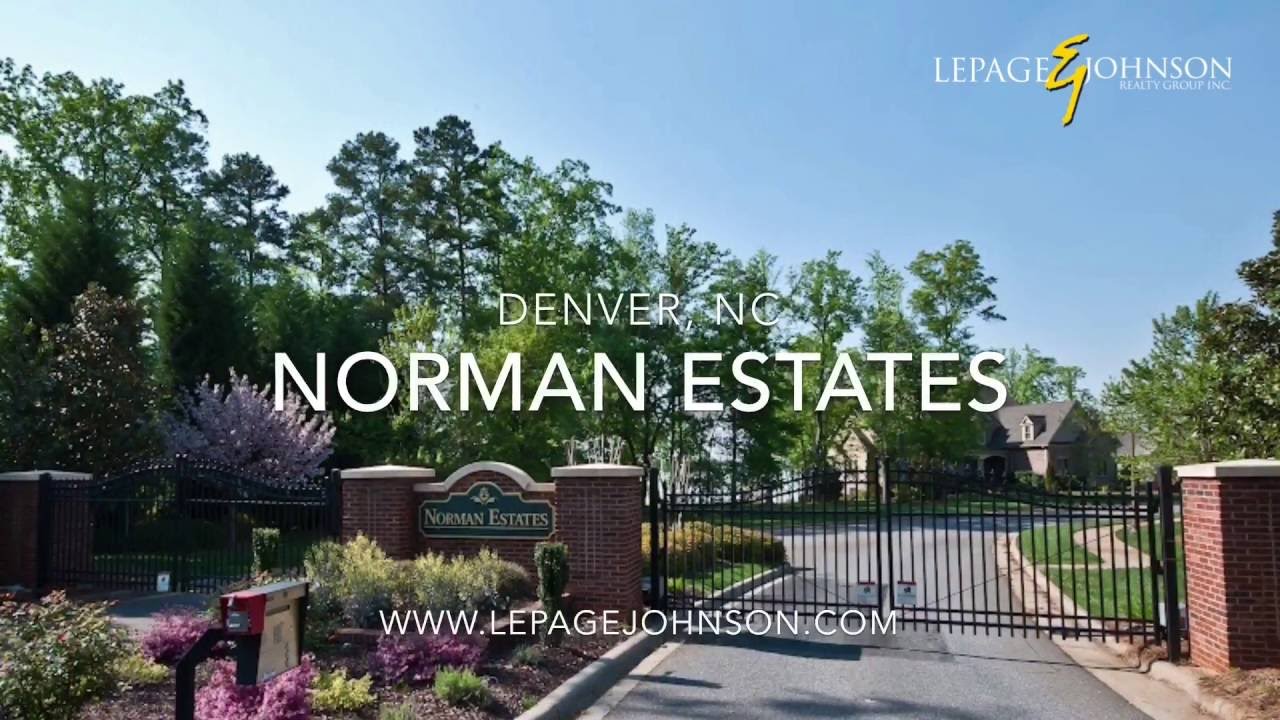 Norman Estates Denver NC YouTube