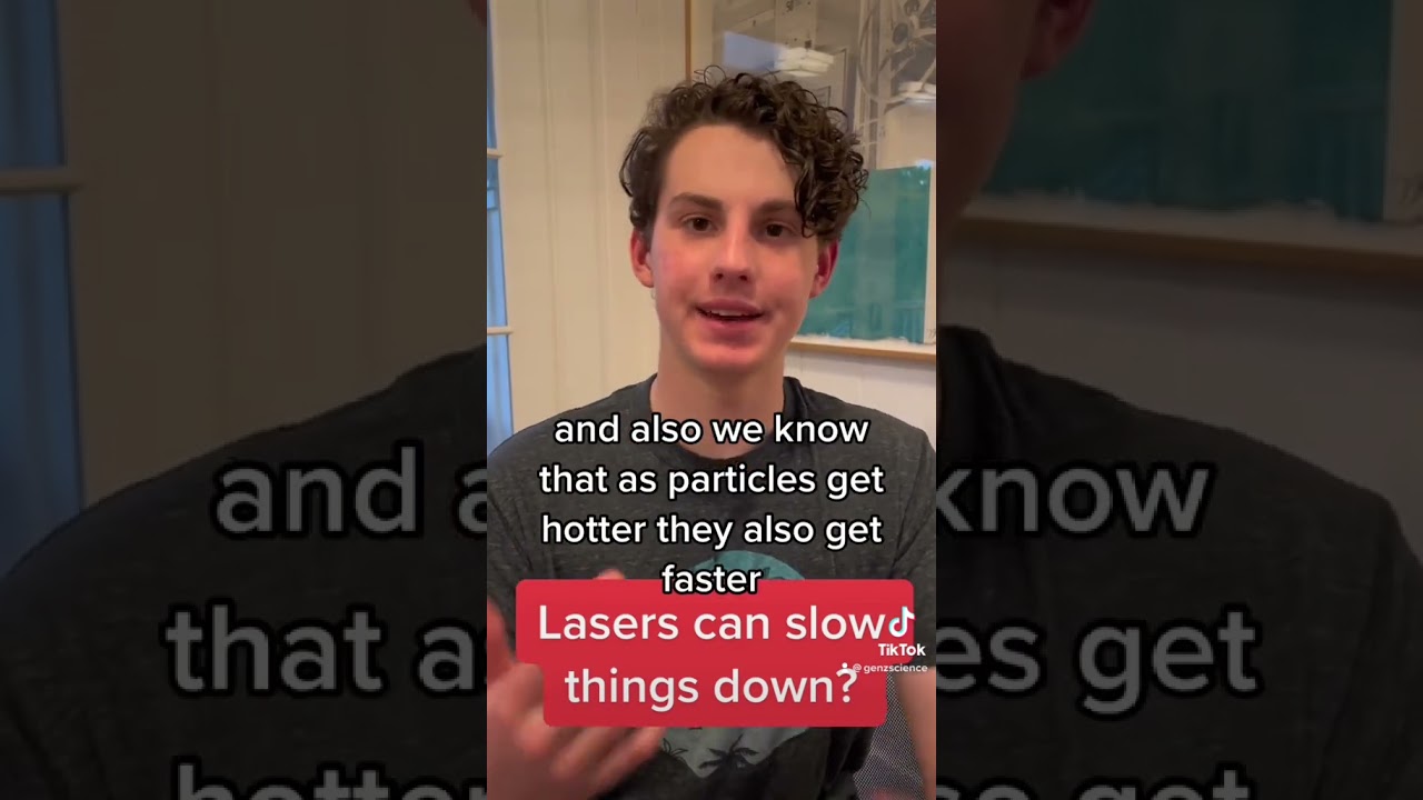 Lasers can slow things down?