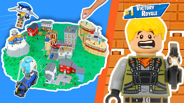 I built the FORTNITE MAP in LEGO...