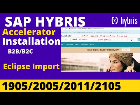 SAP Commerce Hybris Installation setup with Eclipse / Hybris e Digital