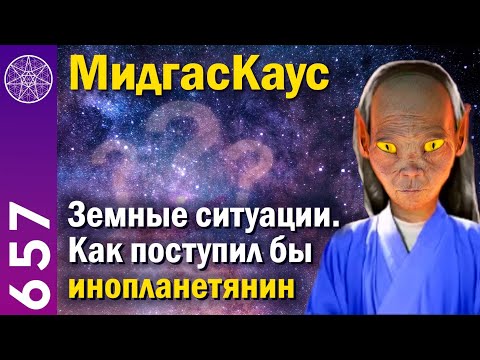 Как бы поступил инопланетянин в земных ситуациях? МидгасКаус отвечает в прямом эфире