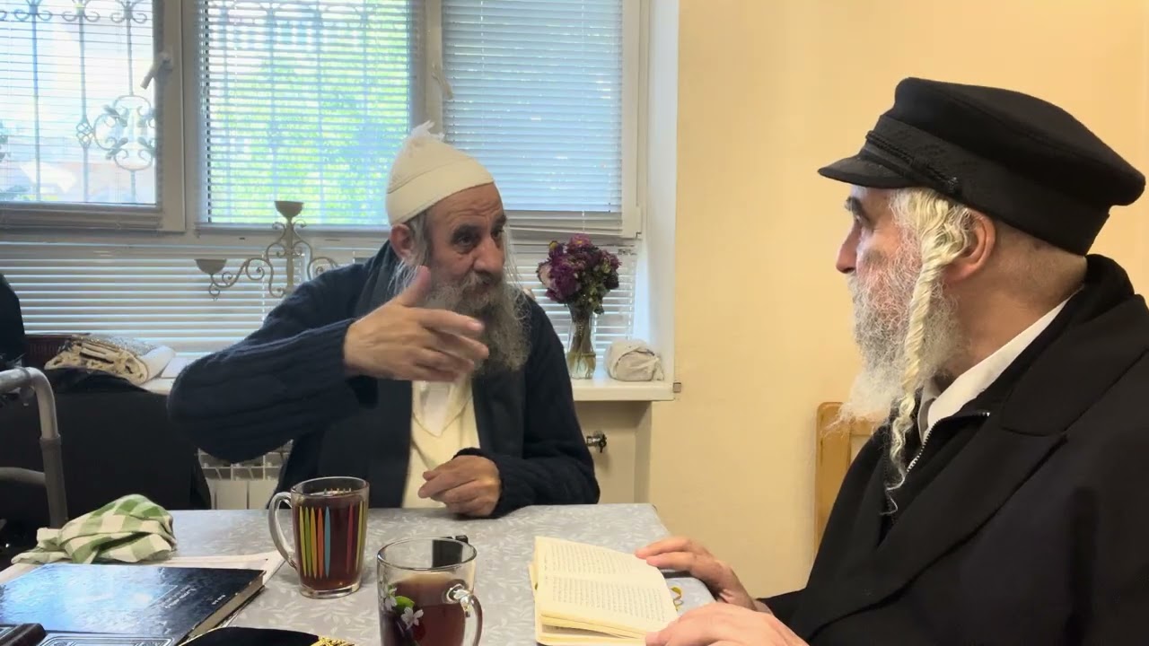 avec le Rav Besançon Conte du fils unique, à Ouman