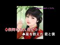 北上夜曲 デュエットカラオケ 女性パートてんてん 新たに作りました。自作動画で、再アップ♪