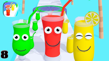 Juice Run #8 Gameplay All Levels Android IOS