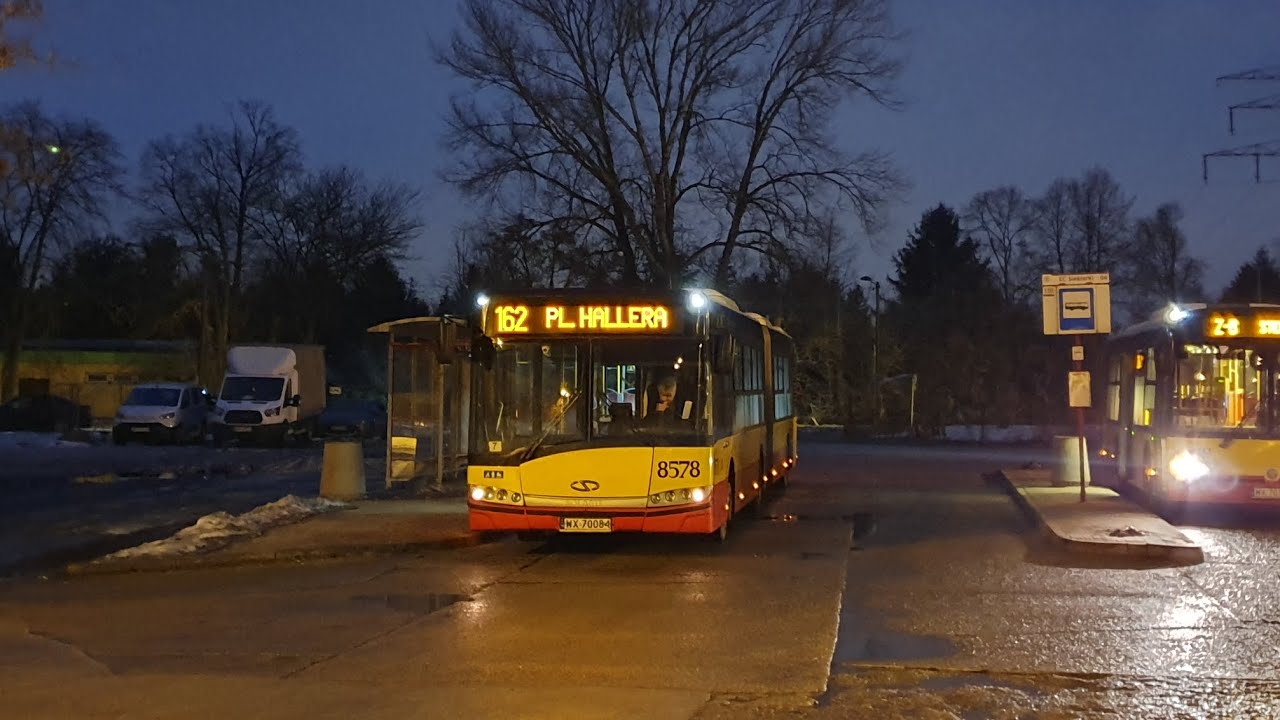 [#52] 162 ➡️ Pl.Hallera 🚍Solaris Urbino 18 III #8578 - MZA Warszawa sp. z.o.o.