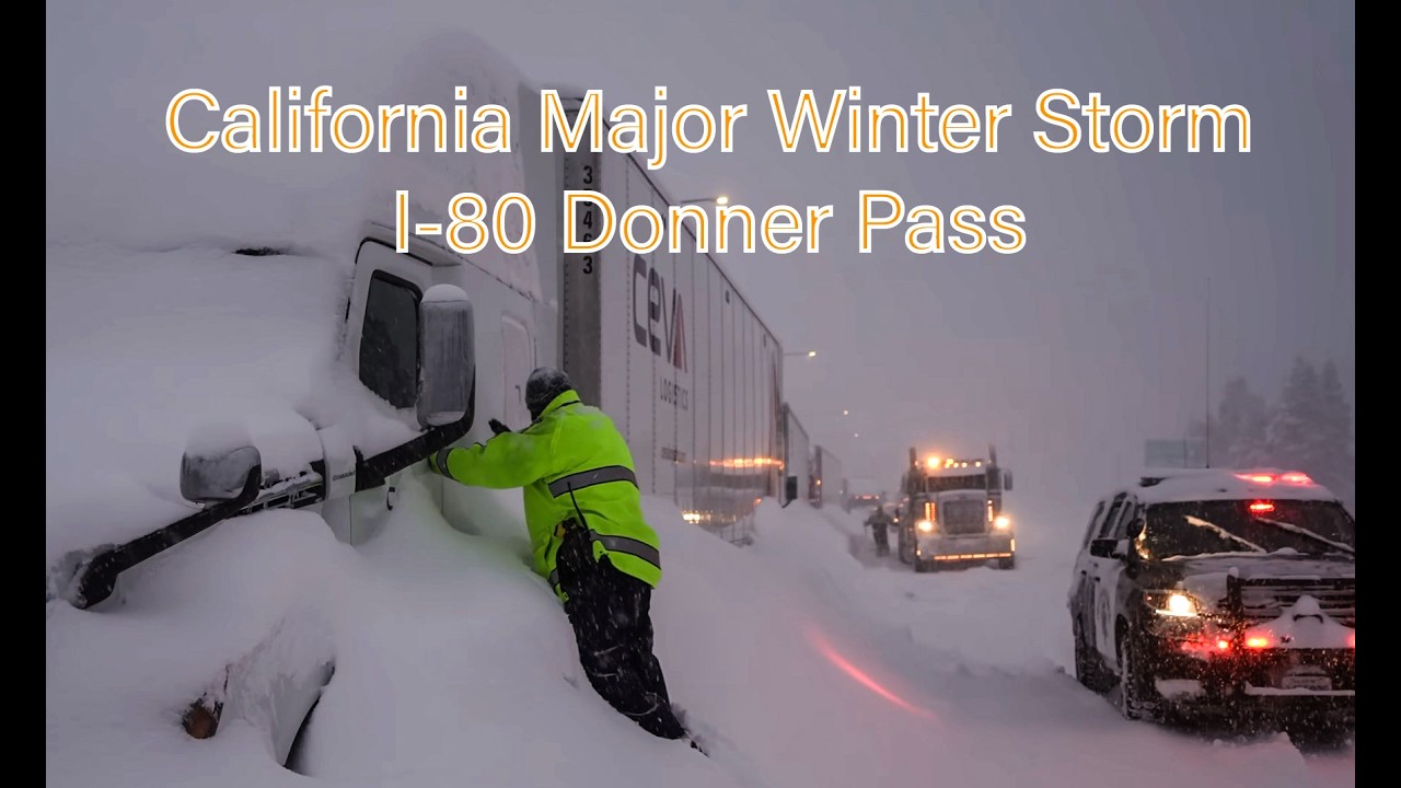 Live: Massive Winter Storm Slams California: Up to 8 feet of snow incoming!