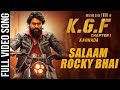 Salaam rocky bhai full song  kgf kannada  yash  prashanth neel  hombale  kgf songs