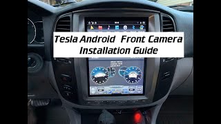 Lexus LX470 | Land Cruiser 100 Tesla Style Android Stereo Front Camera Installation