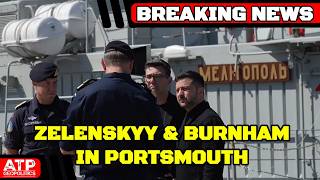 UK Prime Minister Andy Burnham Meets Zelenskyy in Portsmouth
