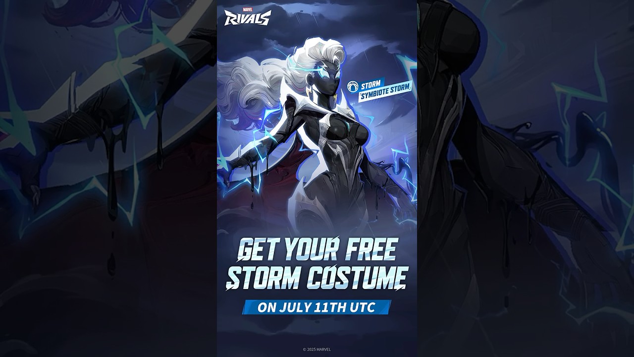 Symbiotic styles never looked this electrifying ⚡ | FREE Storm Costume Reveal  | #marvelrivals