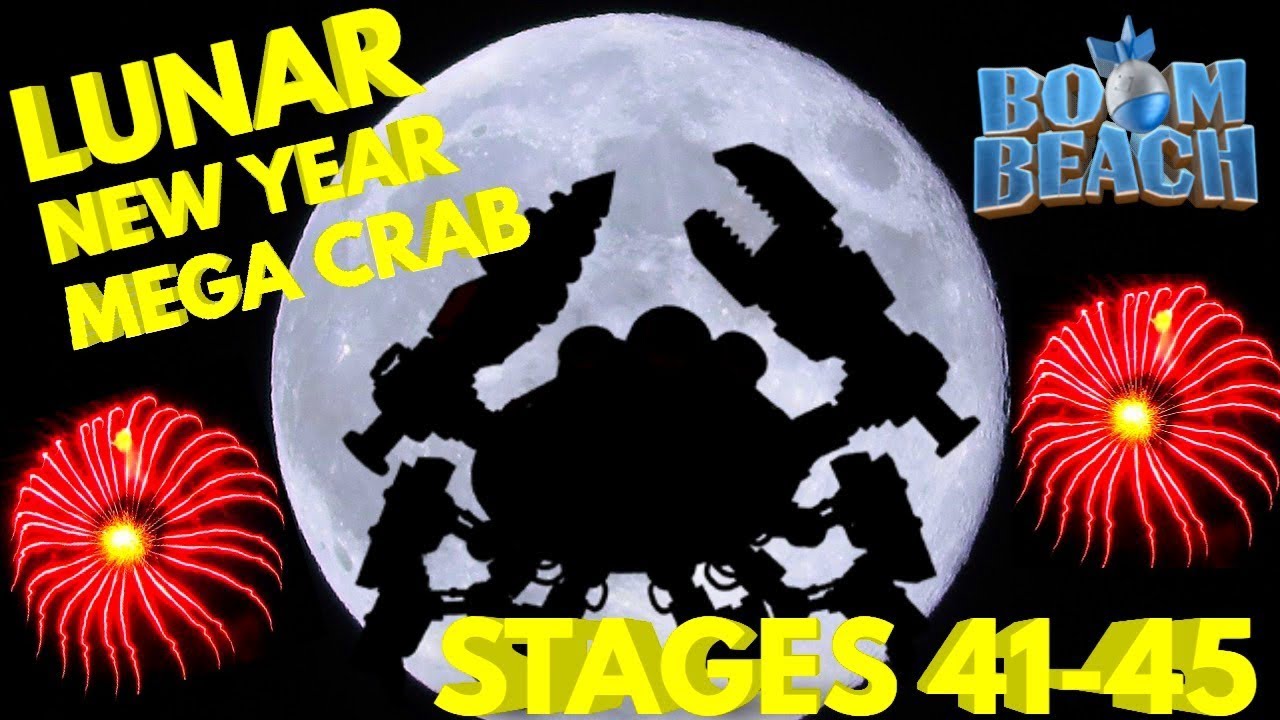 Boom Beach | LUNAR NEW YEAR MEGA CRAB 2020 | STAGES 41-45