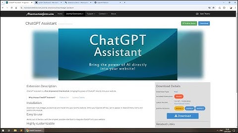 Add a Virtual Assistant using ChatGPT in your Joomla website for free!