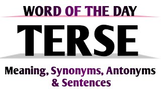 Download lagu Terse Meaning in English & Hindi | Terse Synonyms & Antonyms | Terse Sentences