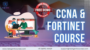 CCNA + Fortinet Firewall Course | Networking & Security Career Start | NextGen IT Courses