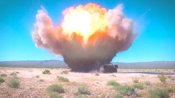 US Air Force - F-16 Fighter Launched GBU-39 Small Diameter Bombs [1080p]