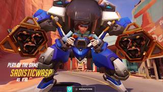 D.Va Quintuple with Zarya ult - OVERWATCH COMPETITIVE