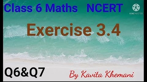 Class 6 Maths NCERT | Ex.3.4 Q6&Q7 | Ch.3 Playing with Numbers