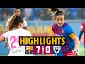 BARÇA 7 – 0 MADRID CFF | HIGHLIGHTS 💥 ⚽