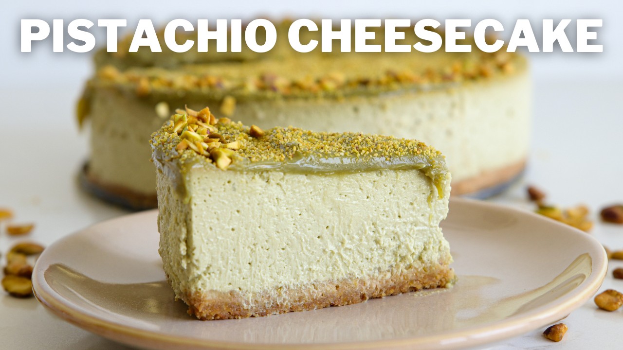 ⁣Pistachio Cheesecake Recipe