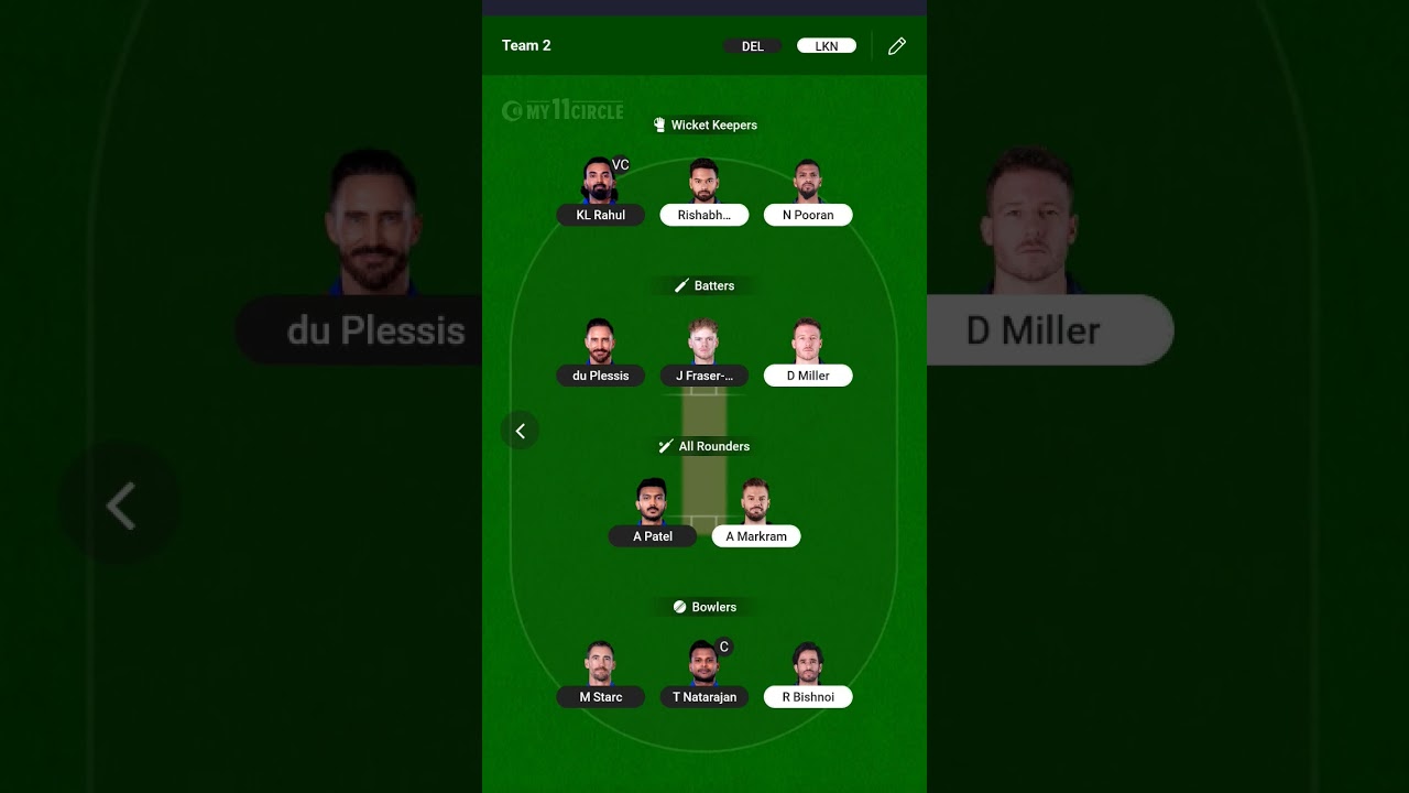 Dream Team Prediction 