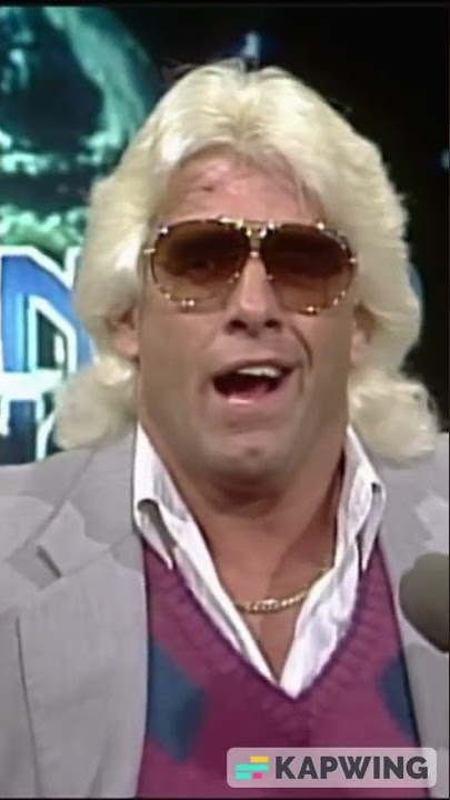 Ric Flair gives one of his classic promos