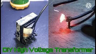 How to Make High Voltage Transformer | DIY High Voltage Transformer | Curious Chan