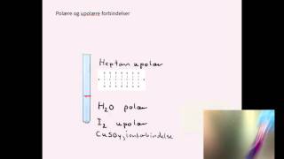 Forsøg Med Polære Og Upolære Forbindelser.