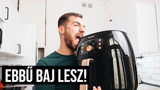 Hát EBBŰ BAJ lesz...! - 3 fogásos ebéd CSAK AIRFRYER-EL! 🔥 screenshot 4