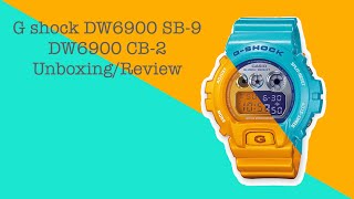 DW6900SB-9 and DW6900CB-2 &quot;mango and metallic baby blue&quot;