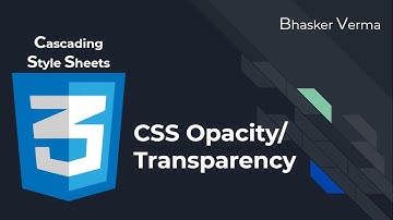 CSS Tutorial for beginners in Hindi #48 | CSS Opacity or Transparency
