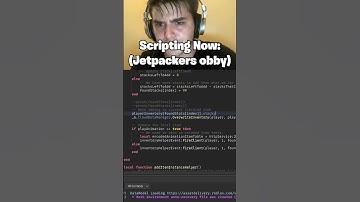 Scripting Then Vs Now on Jetpackers obby! #roblox #obby #highquality #shorts #viral #trending #trend