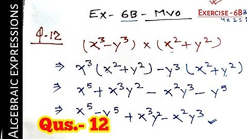 Exercise- 6B | Qus- 12 | Class 8 | Operations On Algebraic Expressions | R S AGGARWAL  #mvo #algebra